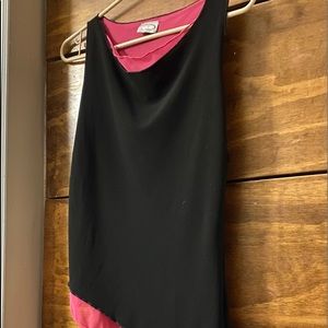 Asymmetrical doble fabric color